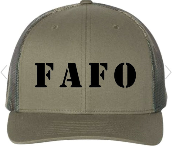 F A F O CAMO HAT